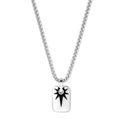 Collier pour homme - Black Starburst
