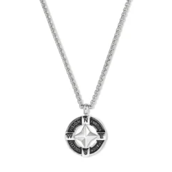 Collier pour homme - Compass Steel