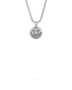 Collier pour homme - Silver Compass