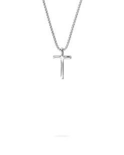 Collier pour homme - Steel Cross