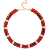 Collier - Red Marble
