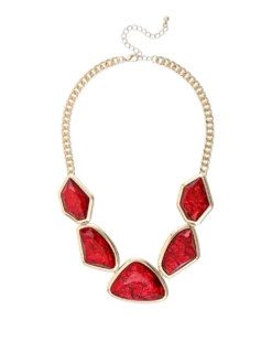 Collier - Red Shapes