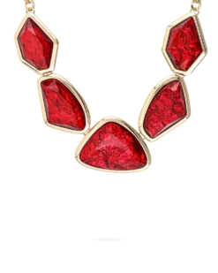 Collier - Red Shapes