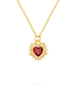 Collier - Red Zirconia