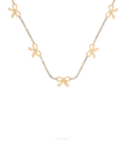 Collier - Rhinestone Bows