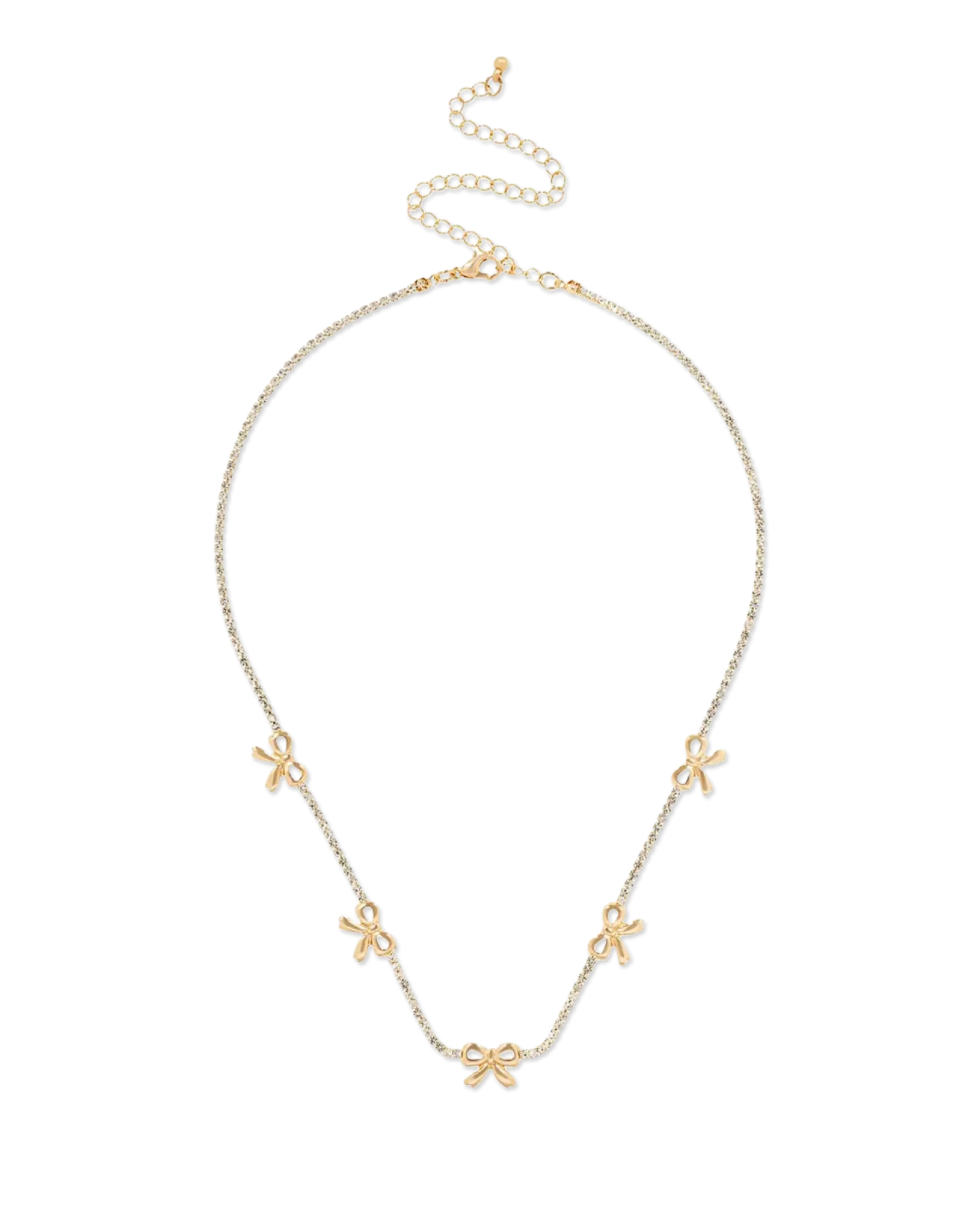 Collier - Rhinestone Bows