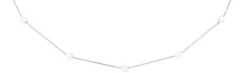 Collier - Rhodium Pearls