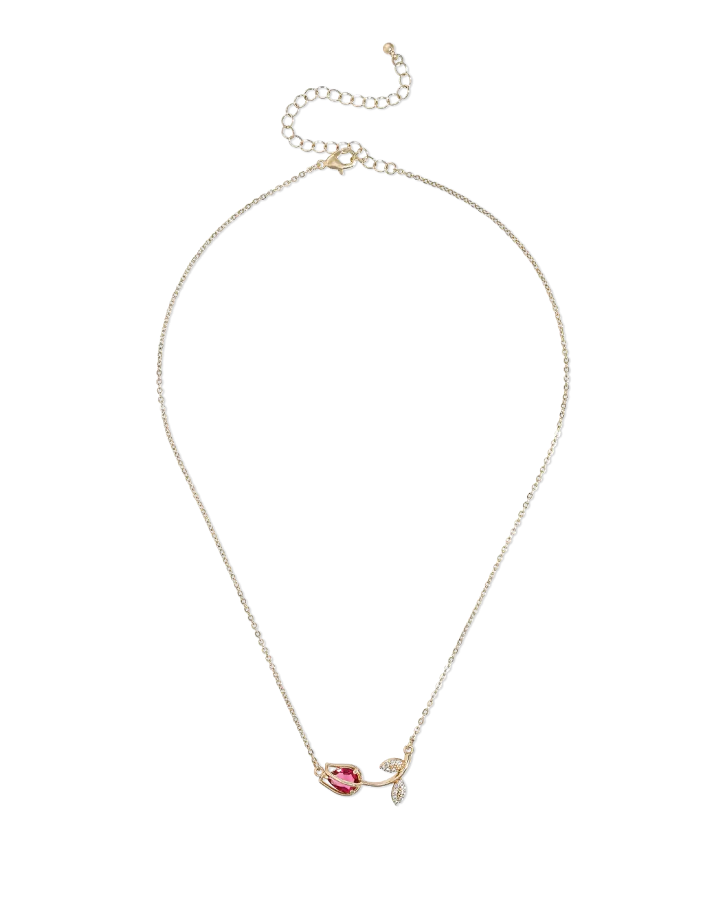 Collier - Ruby Tulip