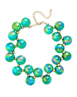 Collier - Shiny Seafoam
