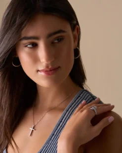 Collier - Steel Cross