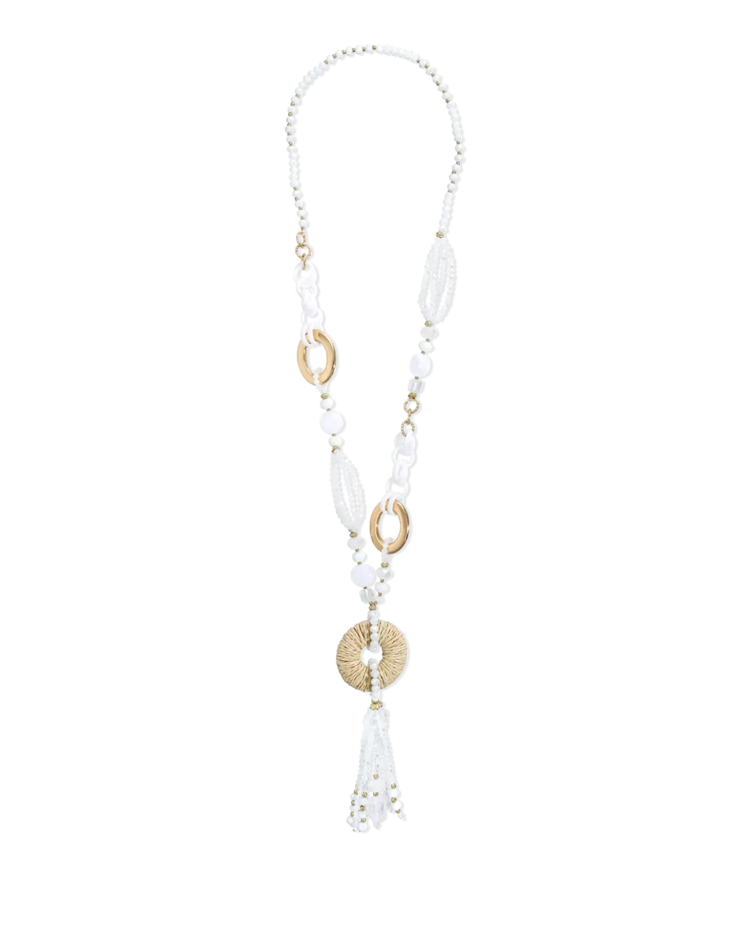 Collier - White Beads