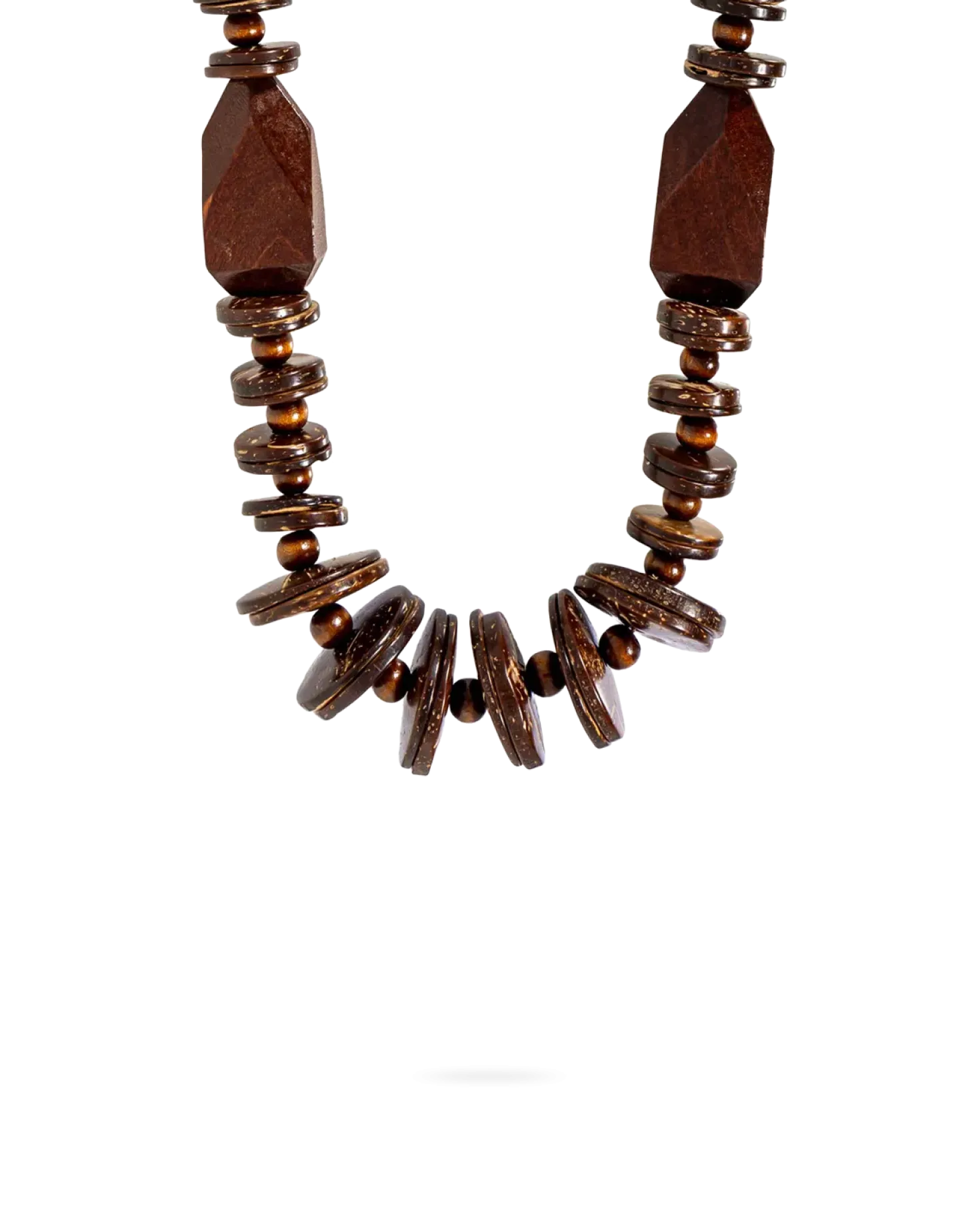 Collier - Wooden Discs