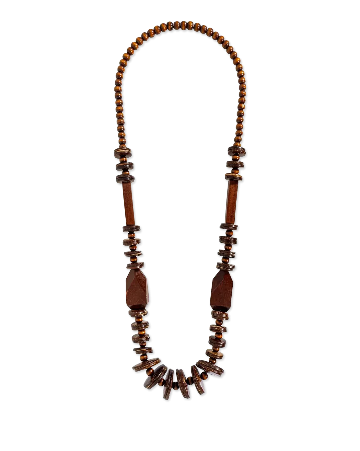 Collier - Wooden Discs