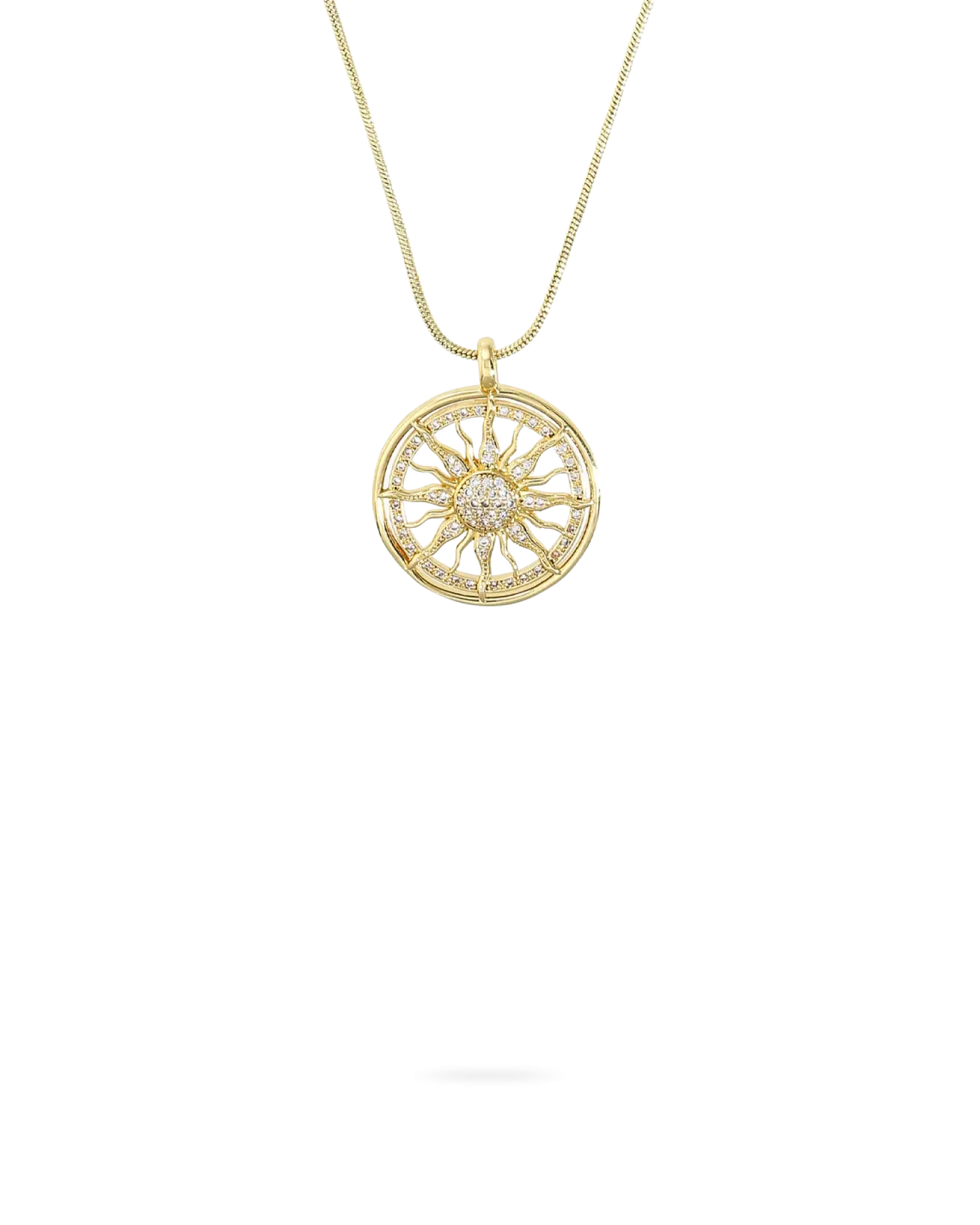 Collier - Zirconia Sun