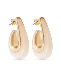 Créoles - Beige Marble
