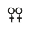Créoles Homme - Black Cross