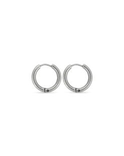 Créoles Homme - Round Stainless Steel