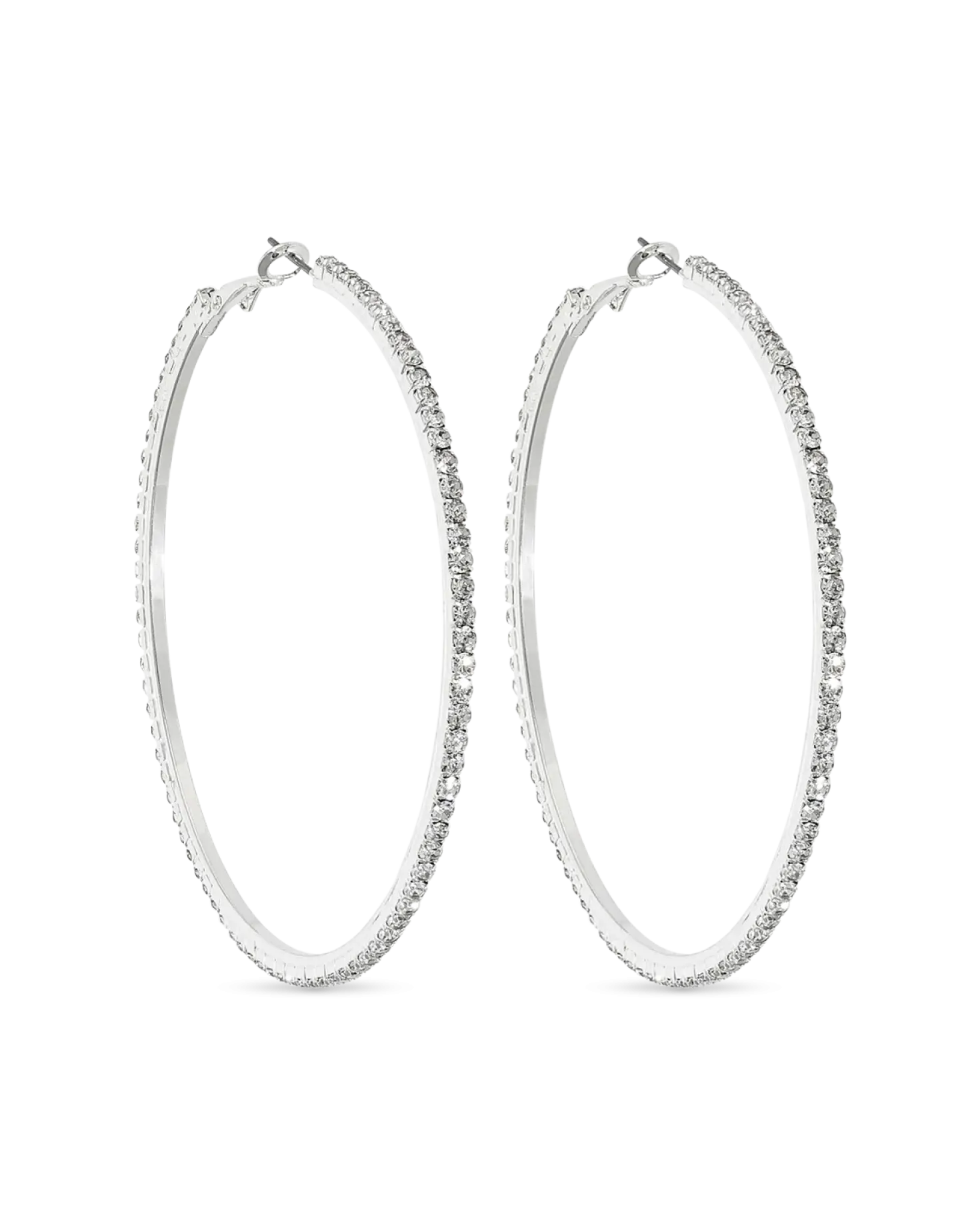 Créoles - Iced Silver