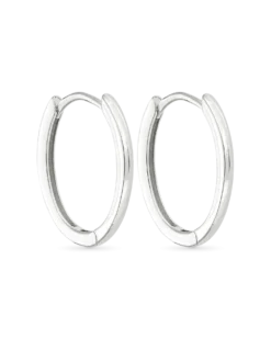 Créoles - Oval Silver