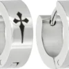 Créoles pour homme - Timeless Cross