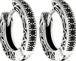 Créoles pour homme - Zirconia Ornament