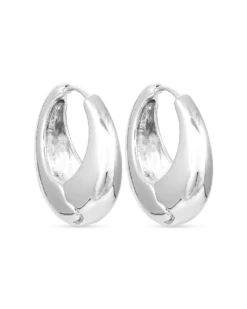Créoles - Silver Huggies