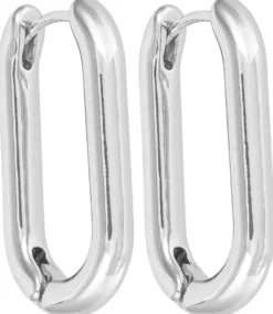 Créoles - Silver Oval