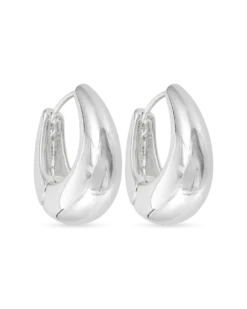 Créoles - Silver Ovals