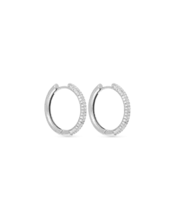 Créoles - Silver Zirconias