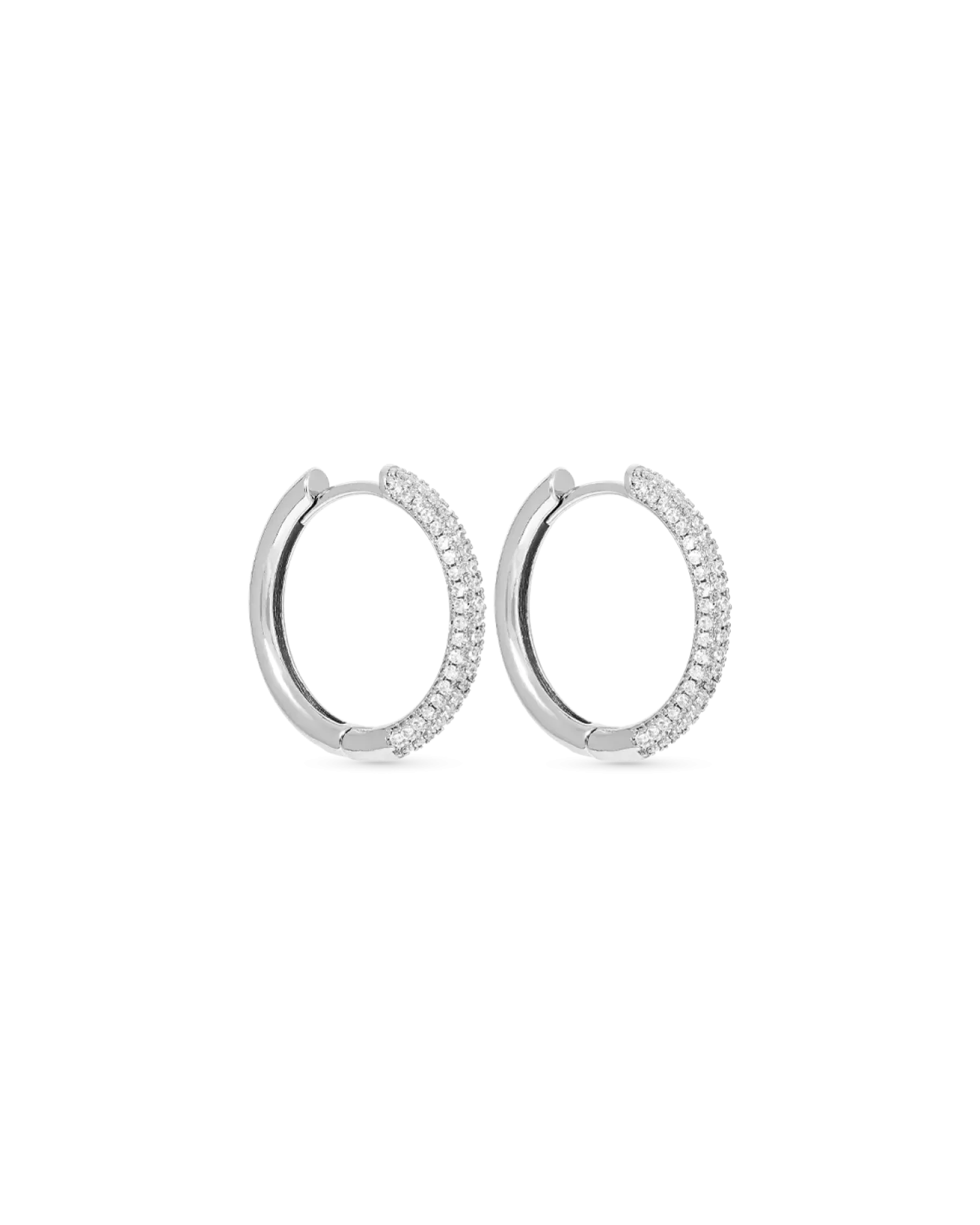 Créoles - Silver Zirconias
