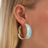 Créoles - Turquoise Shimmer