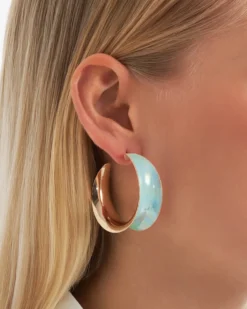 Créoles - Turquoise Shimmer