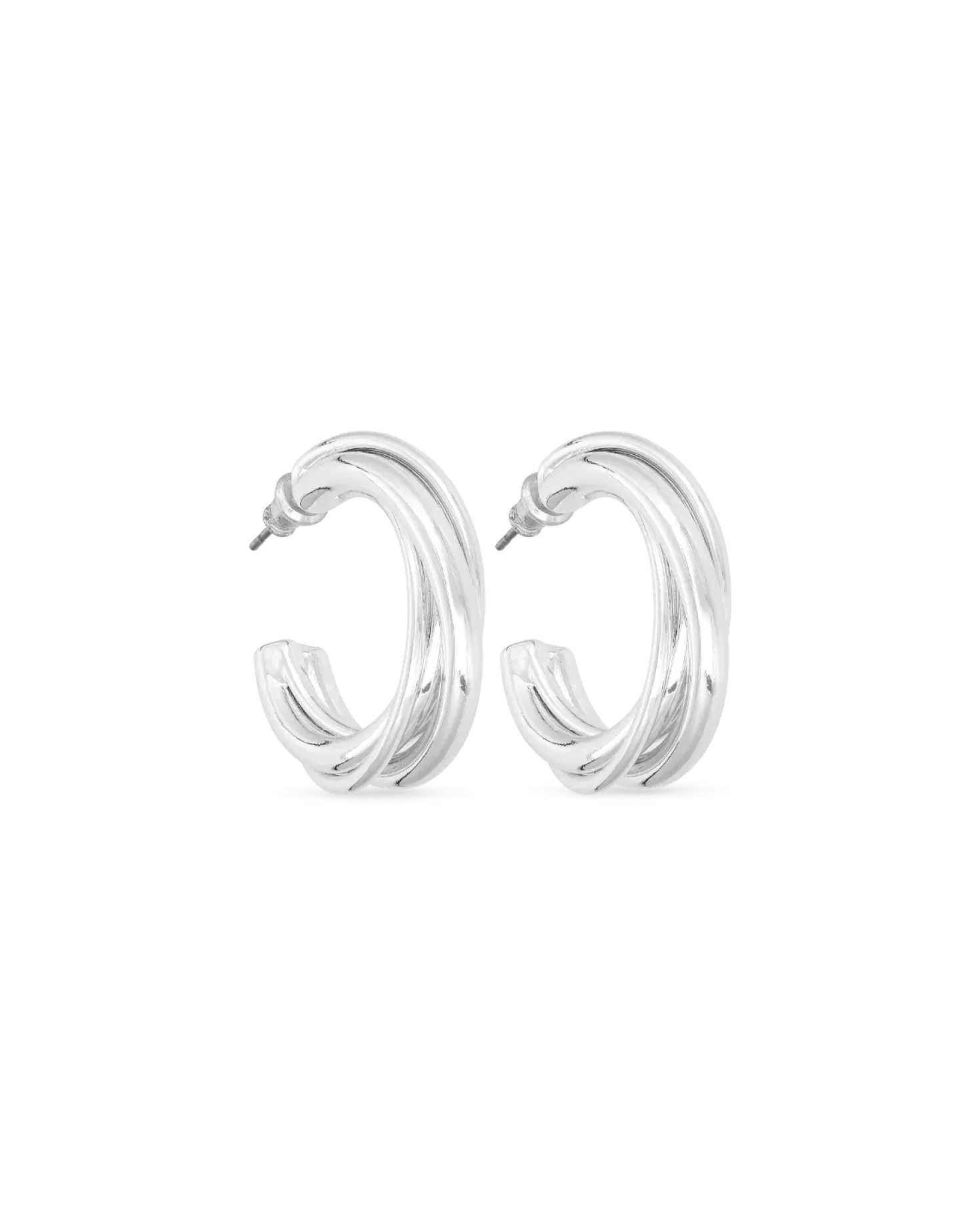 Créoles - Twisted Silver