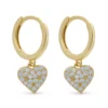 Créoles - Zirconia Heart