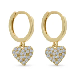 Créoles - Zirconia Heart