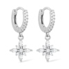 Créoles - Zirconia Stars