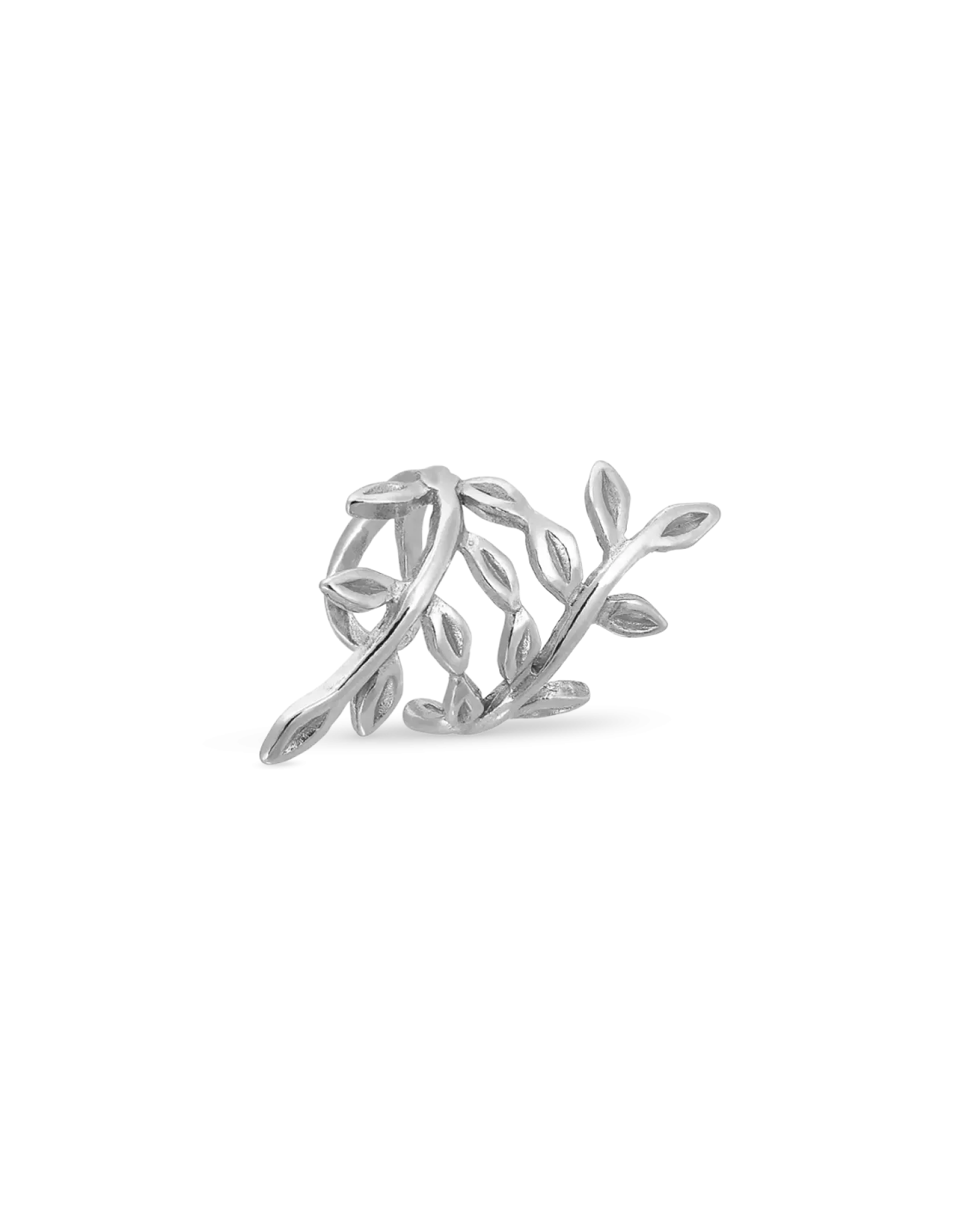 Earcuff - Silver Leaf