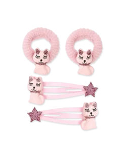Ensemble d'accessoires à cheveux pour enfants - Sweet Cat