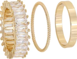 Ensemble de bagues - Classic Gold