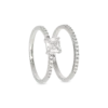 Ensemble de bagues - Classic Silver