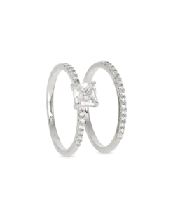 Ensemble de bagues - Classic Silver