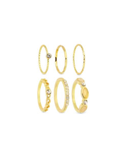 Ensemble de bagues- Golden Mirage