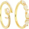 Ensemble de bagues - Golden Tulip