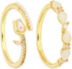 Ensemble de bagues - Golden Tulip