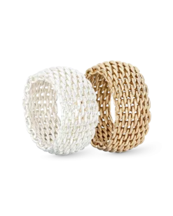 Ensemble de bagues - Mesh Duo