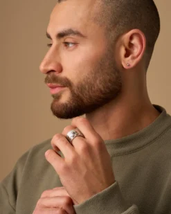 Ensemble de bagues pour homme - Masculine Trio