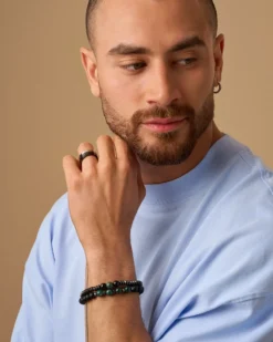 Ensemble de bagues pour homme - Silver Shadow