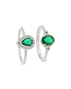 Ensemble de bagues - Royal Green