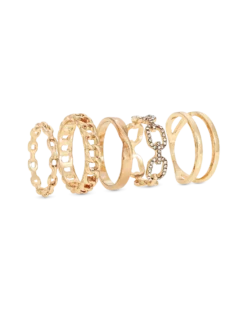 Ensemble de bagues - Shiny Chain