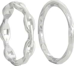 Ensemble de bagues - Silver Twist